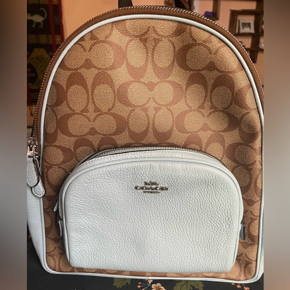 Court Backpack in signature canvas- COACH - Picture 1 of 6